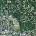 Hit-and-run damages utility pole on Route 22