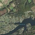 Basement carbon monoxide alarm at Fort Cove home
