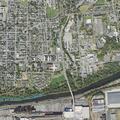 Person having difficulty breathing near East North Street