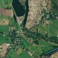 Illegal burn reported at rural intersection