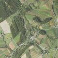 Truck trailer overturns in ditch, no injuries