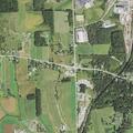 Life flight landing zone set up at Saxonburg Boulevard