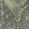 Water leaking from manhole on North Canyon Road