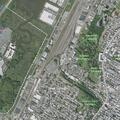 Smoke reported from train car at rail yard