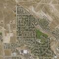 Elderly woman has breathing problems at home