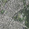Man sleeping on floor by bathroom at Fordham Road