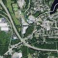 Water leak reported near construction site