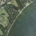 Deer stuck between fences on Peconic Bay Boulevard