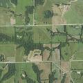 Out-of-control field fire near woods in Lockridge