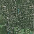 Utility issue reported in backyard of home