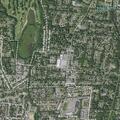 Loose brown and white dog reported on Creekside Circle