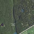 Tree blocking Shad Road in Pound Ridge