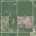 Combine fire in cornfield near North 17th Road