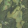 Farm baler and field on fire in Eldred Township