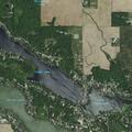 Unclaimed boat reported on shore at East Shirley Avenue