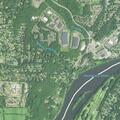 Search on river after crash detection alert