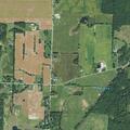 Disabled vehicle at New Russia Township Cemetery