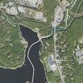 Water rescue of paddle boarders at Woodland Shores lake