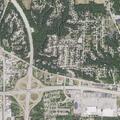 Traffic crash involving two pickup trucks