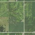 Car goes off road into cornfield near county corner