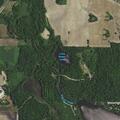 Unoccupied car hits pole near Boy Scout camp