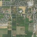 Car stuck in construction zone in Nibley