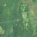 Downed power pole with live wires on Trnisky Road
