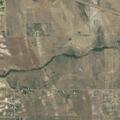 Field fire from tumbleweed burning in Mendon