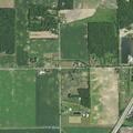Pickup truck crashes into ditch on Bacon Road