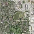 Person with back pain near George Street in Bensenville