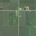 Stump fire near machine shed near Keystone