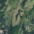 Motorcycle crash into ditch on Farm Road in Copake