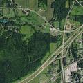 Disabled vehicle on shoulder of I-86 near marker 96