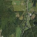 Car and deer collision on Route 26 in Maine
