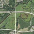 Small grass fire near Cherry Valley police station