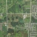 Person suffering abdominal pain near Round Lake