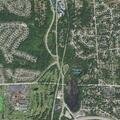 Debris in roadway near gas station reported