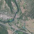 Juveniles trespassing on train bridge over river