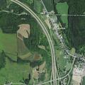 Smoking vehicle on I-390 near Cohocton River bridge