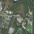 Disabled car in breakdown lane on Old Union Turnpike