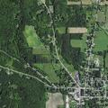Low electrical wire over road in Prattsburgh