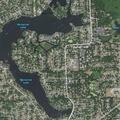 Man stuck sliding down at home in Wolverine Lake