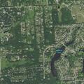Man falls outside near Waters Edge Drive