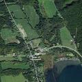 Motorcycle drives off road in Branchport