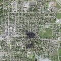 Traffic accident reported; downed line reported on another street