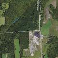 Garbage truck damages phone line at landfill