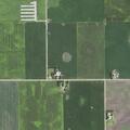 Combine fire at rural farm near Pocahontas