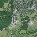 Ground search staging at Cooperstown high school
