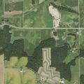 Controlled burn of old farm building on Fairview Road