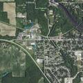 Motorcycle crash with injury at Grand Ledge roundabout